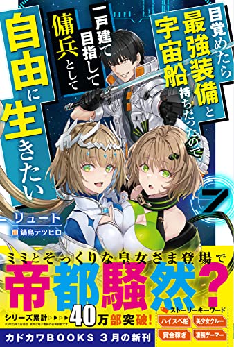 Mezametara Saikyou Soubi to Uchuusen-mochi Datta no de, Ikkodate Mezashite Youhei Toshite Jiyuu ni Ikitai 7 (Light Novel)
