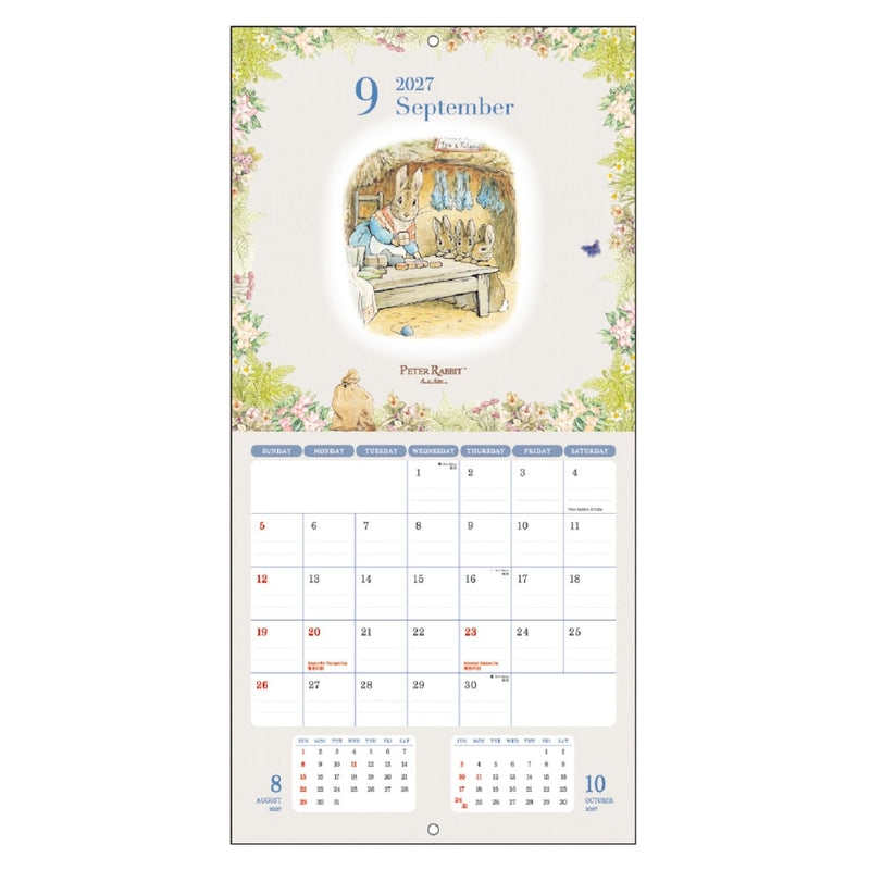 Midori 2027 Desk Calendar Stand Calendar Dog Pattern 31413006