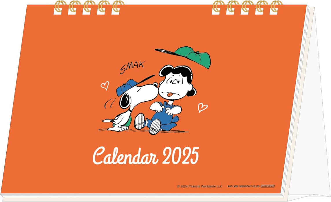 Sun-Star Stationery Snoopy 2025 Desk Calendar Vintage S8520895