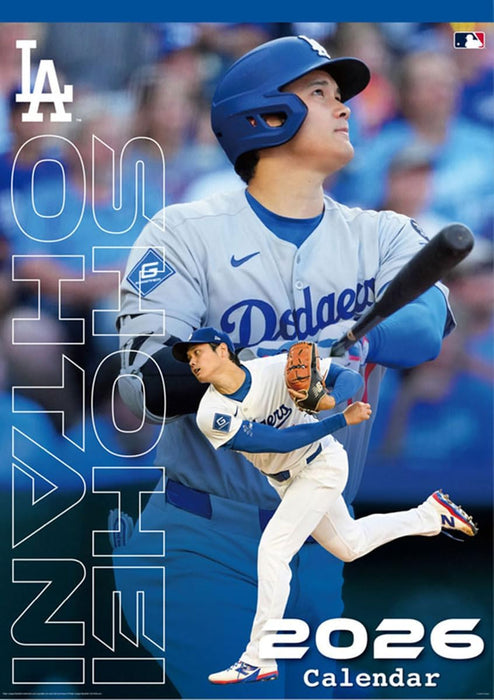 Ensky Shohei Ohtani 2026 Wall Calendar B2 CL-551