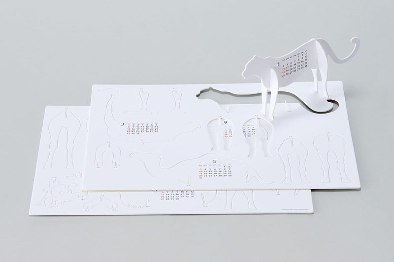 good morning 2026 desk calendar zoo 2241