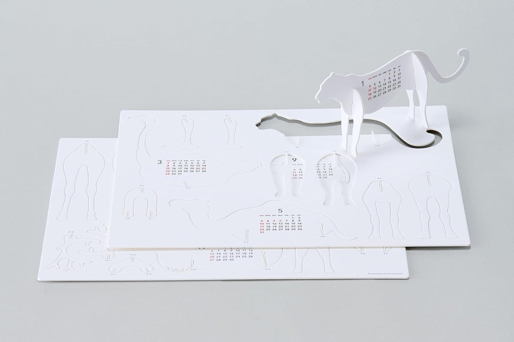 good morning 2026 desk calendar zoo 2241