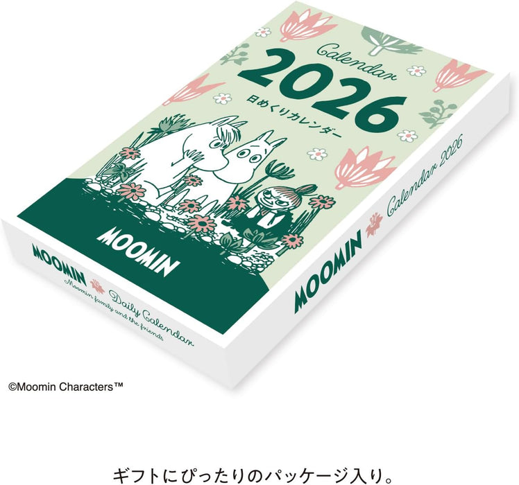 New Japan Calendar 2026 Page-A-Day Calendar Moomin NK4410