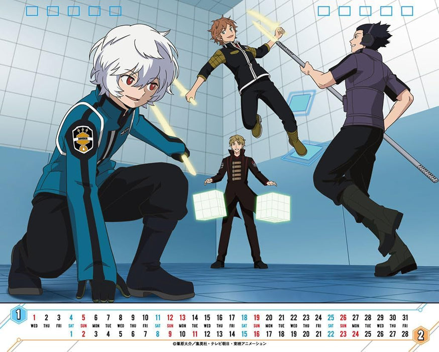 Toei Animatio 2025 World Trigger Desk Calendar CL-036