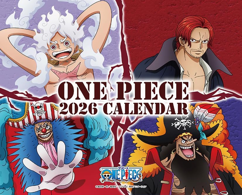 Toei Animation 2026 ONE PIECE Desk Calendar 16 x 20cm CL-013