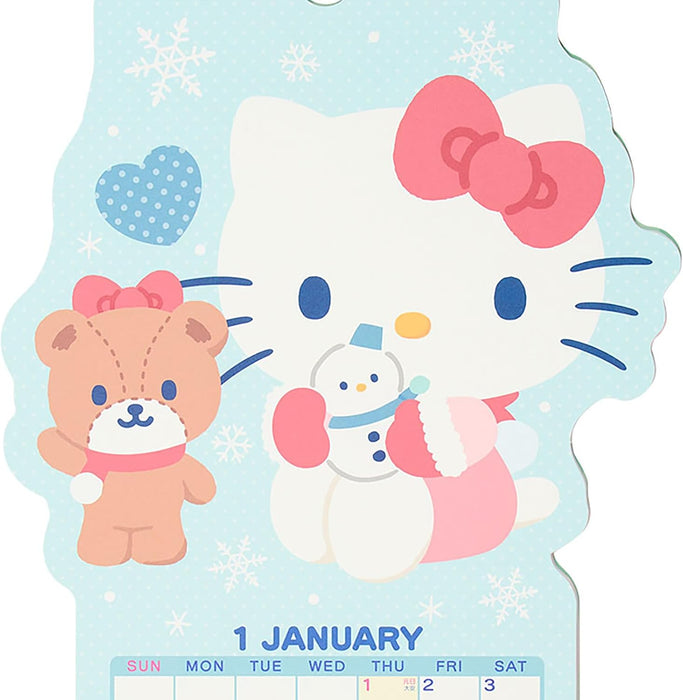 Sanrio Die Cut Calendar 2026 Hello Kitty Wall Calendar 622800