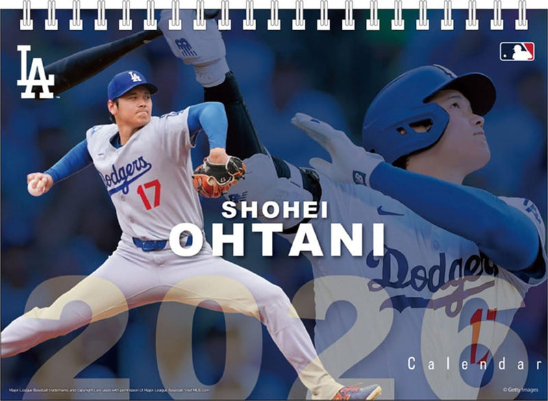 Ensky Shohei Ohtani 2026 Desk Calendar 16 x 21cm CL-552