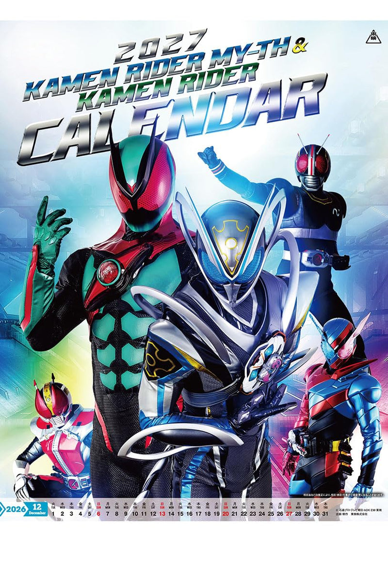 Toei Drama Kamen Rider My-Th & Kamen Rider 2027 Calendar A2 27CL-64