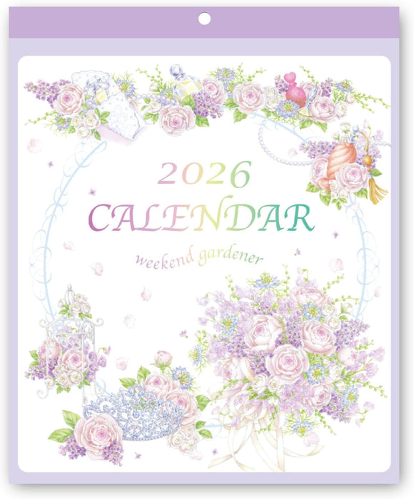 Gakken Sta:Ful 2026 Calendar Garden Wall Calendar AM13095