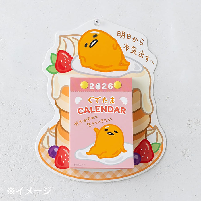 Sanrio Page-A-Day Wall Calendar 2026 Gudetama Wall Calendar 622362