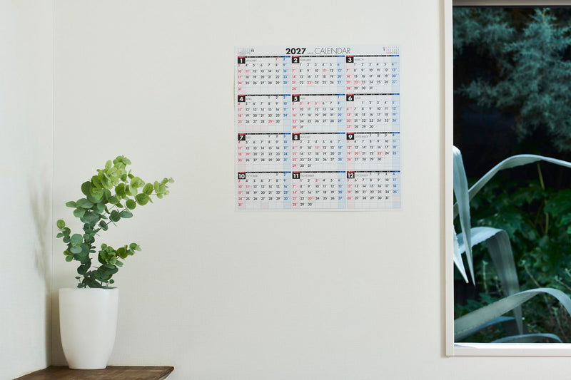 Takahashi 2027 Wall Calendar Modified A2 Size E3