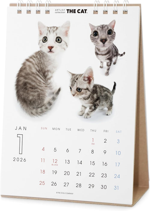 THE CAT 2026 Desk Calendar [All Stars]