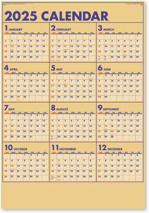 New Japan Calendar 2025 Wall Calendar Timeline: Craft Plan NK345