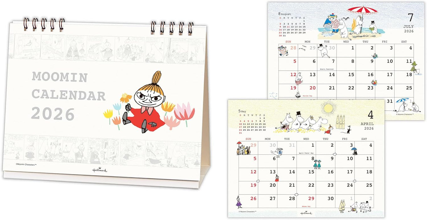 Hallmark Moomin Little My 2026 Desk Calendar 845506