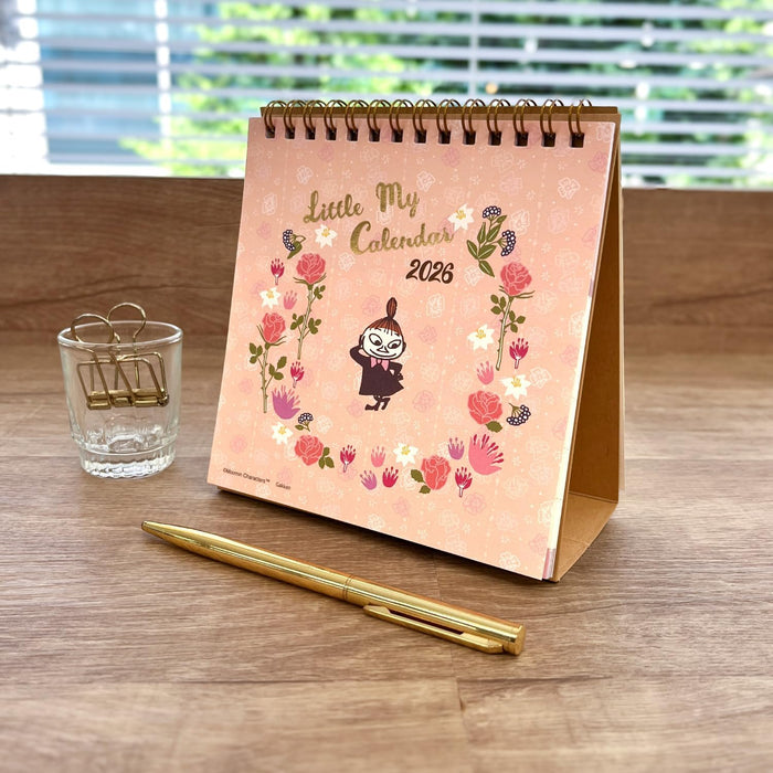 Gakken Sta:Ful 2026 Calendar Moomin Desk Calendar Little My M08530