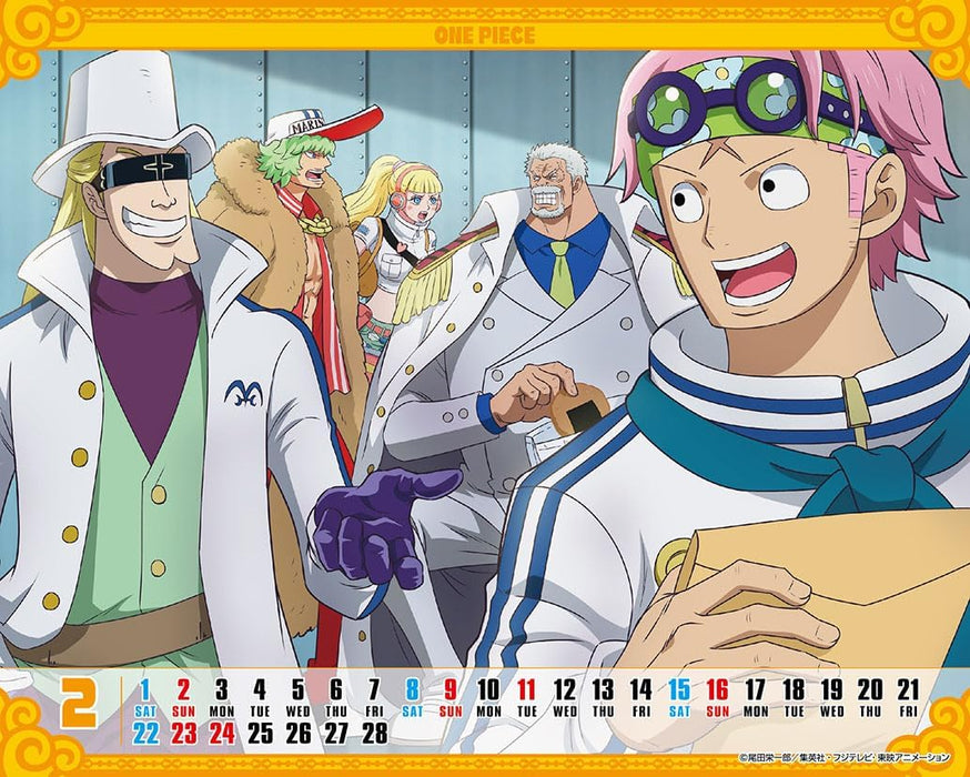 Toei Animatio 2025 ONE PIECE Desk Calendar CL-015