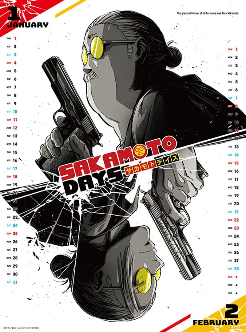 Ensky TV Anime 'SAKAMOTO DAYS' 2026 Wall Calendar B3 CL-029