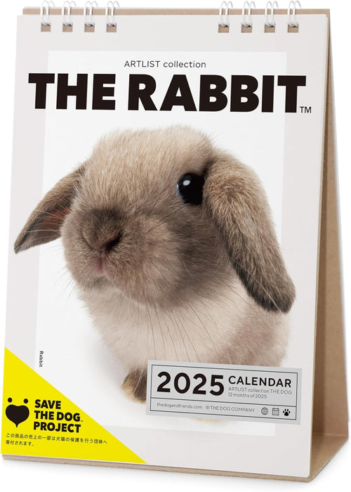 THE RABBIT 2025 Desk Calendar