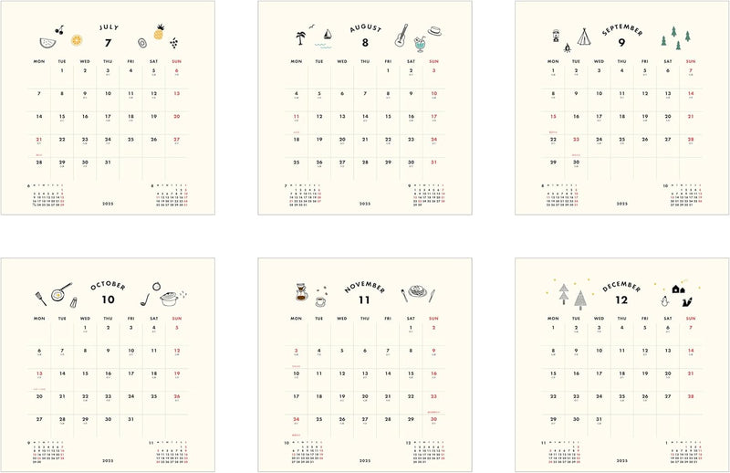 EL COMMUN MATOKA 2025 Desk Calendar Icon CAL-123