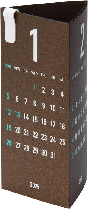 Replug 2025 Desk Calendar Triangler Bronze A25-444