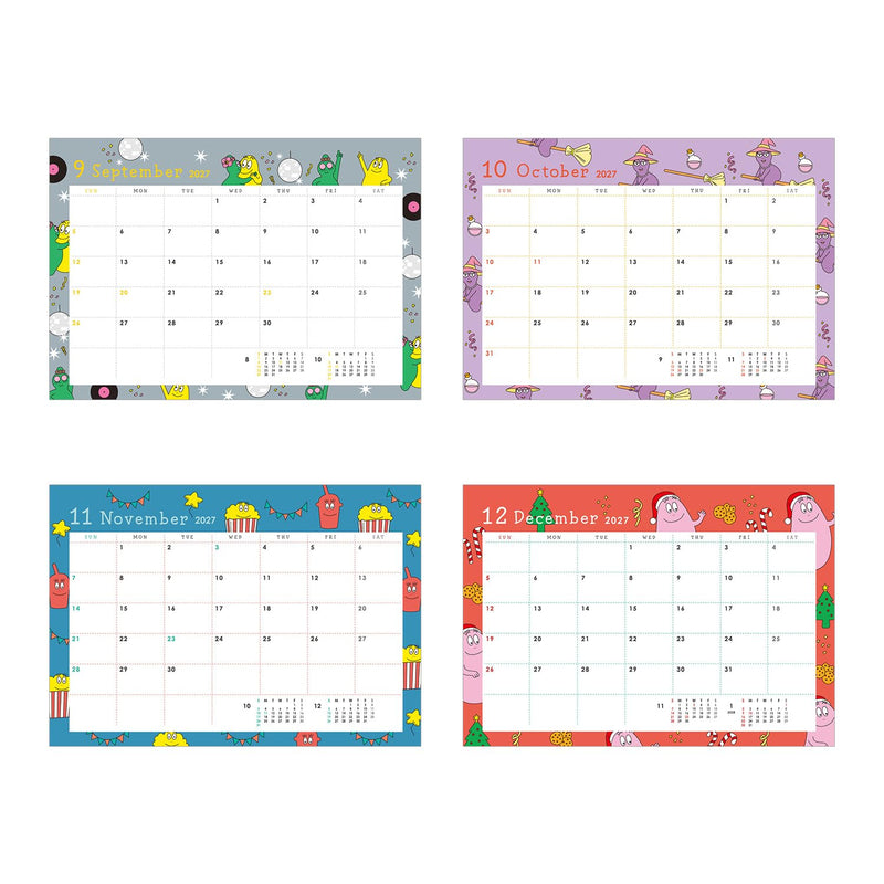 Greeting Life 2027 Desk Calendar Barbapapa C-1759-BB