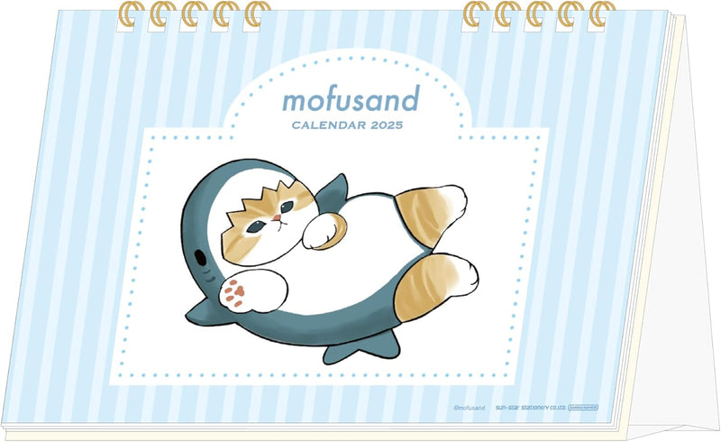 Sun-Star Stationery mofusand 2025 Desk Calendar mofusand S8520968