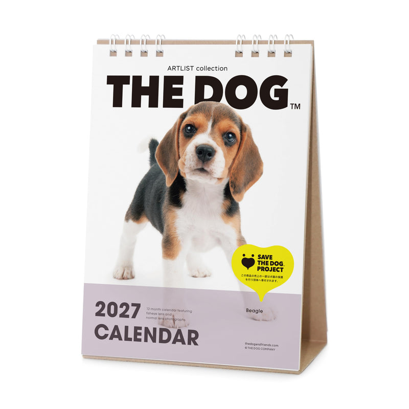 THE DOG 2027 Desk Calendar [Beagle]