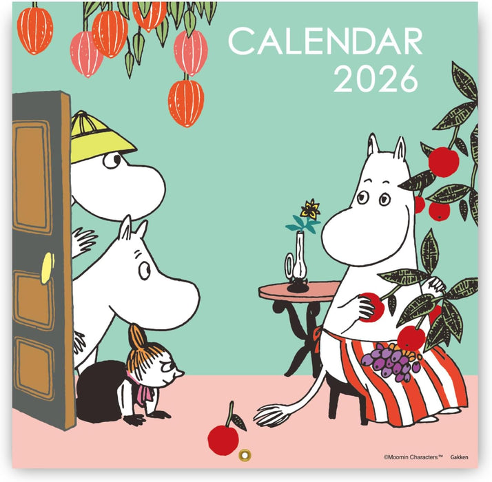 Gakken Sta:Ful 2026 Calendar Moomin Wall Square Calendar DM12015