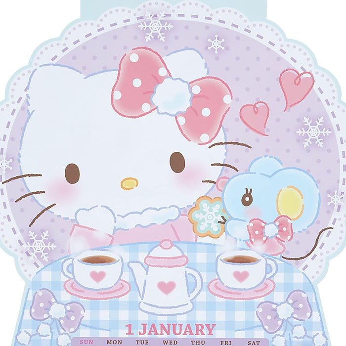 Sanrio Die Cut Calendar 2025 Hello Kitty Wall Calendar 454419