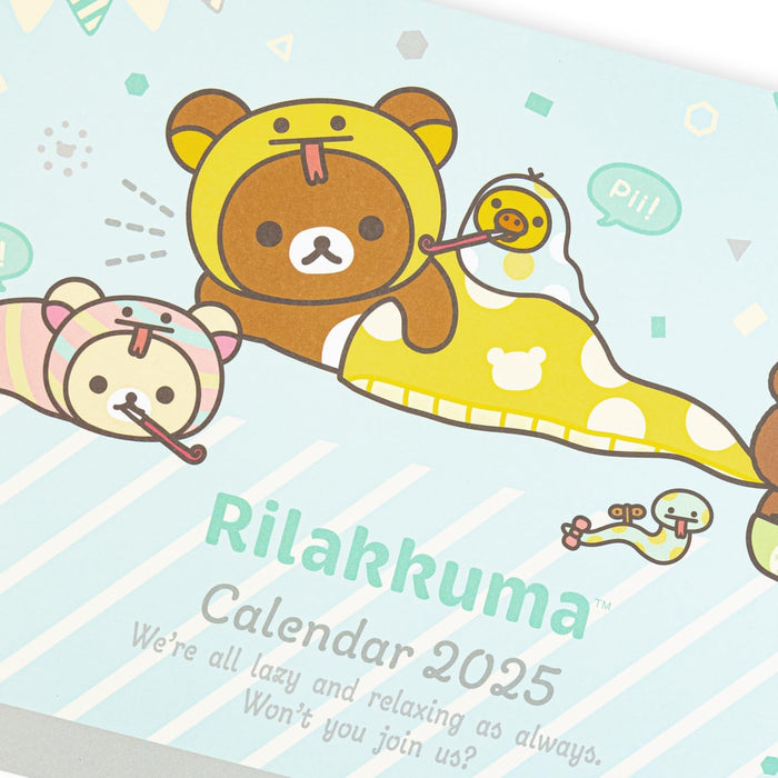 Rilakkuma Wall Calendar 2025 A4 CD39001