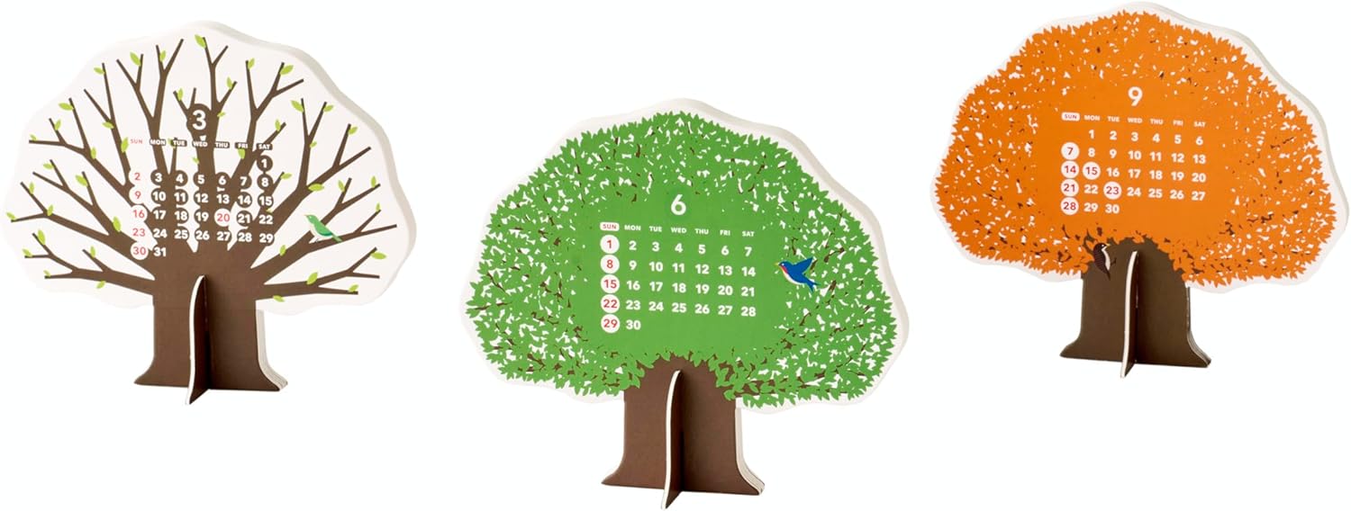 good morning 2025 desk calendar tree 2227