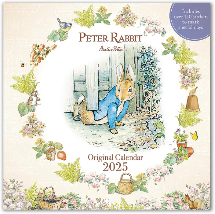 Gakken Sta:Ful 2025 Calendar Peter Rabbit Wall Calendar AM15033