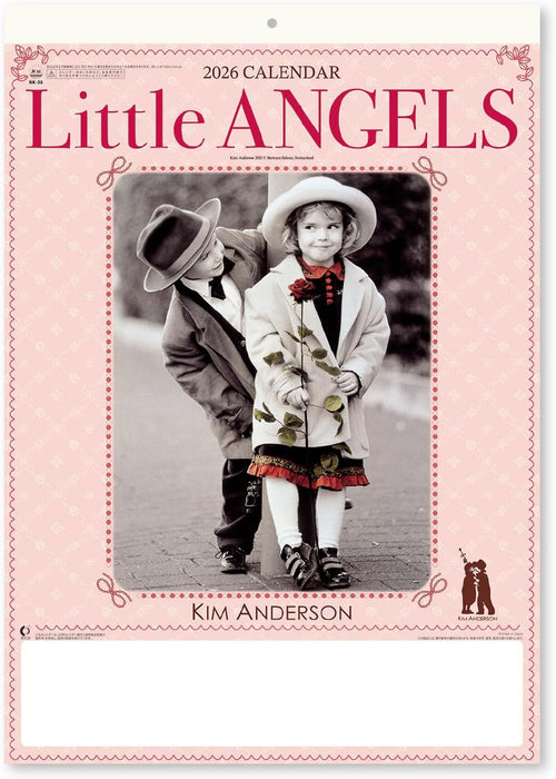 New Japan Calendar 2026 Wall Calendar Little Angels 7 Sheets NK36