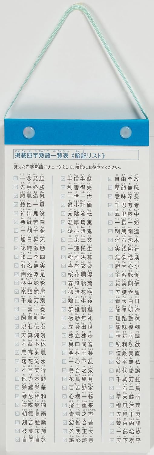 Takahashi 2025 Page-A-Day Calendar A4 Variant Four-character Idioms E512