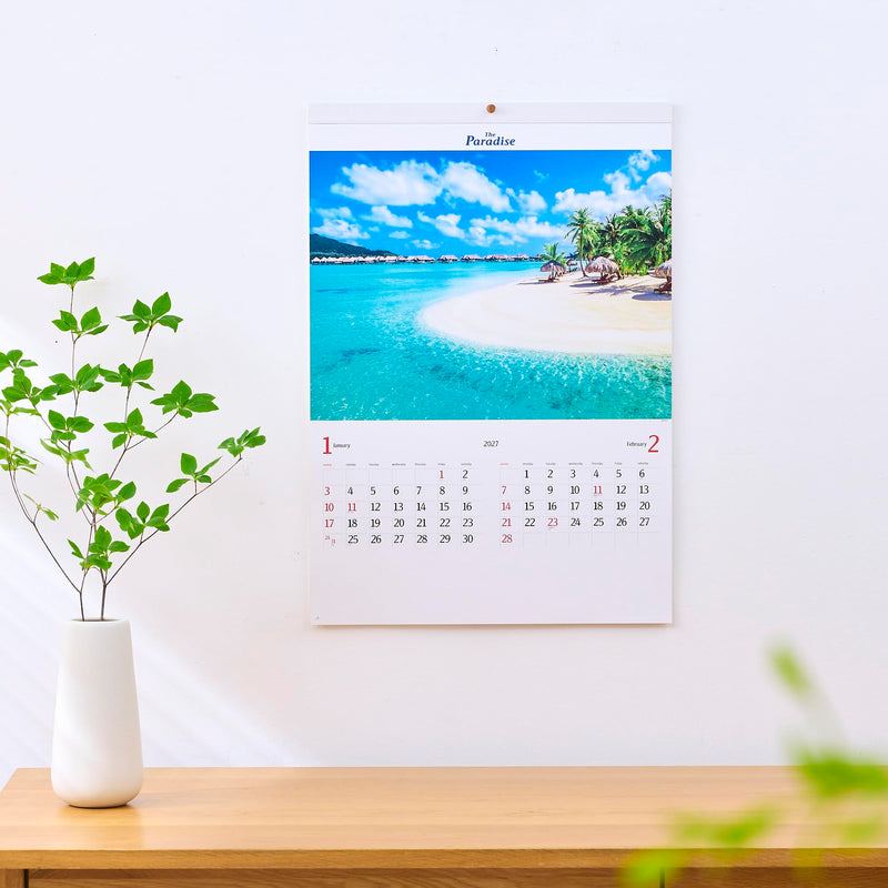 New Japan Calendar 2027 Wall Calendar The Paradose 610x425mm NK113