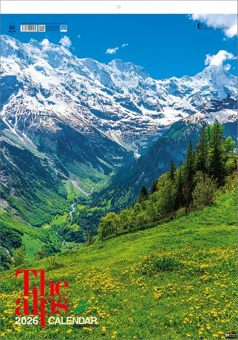 Todan 2026 Wall Calendar The Alps TD-713 CL26-1028