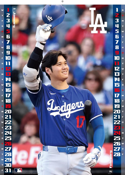 Ensky Shohei Ohtani 2025 Wall Calendar CL-551