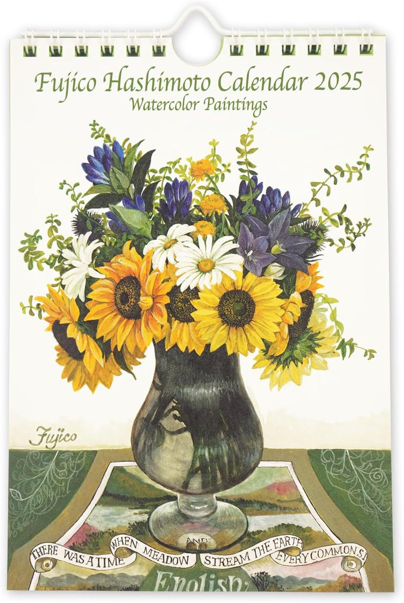 Fujico Hashimoto Wall Calendar 2025 S CAL-164