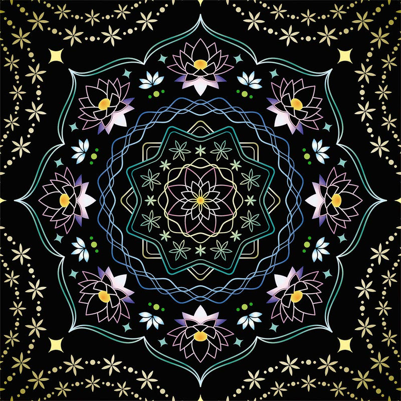 Scratch Art for Balancing the Autonomic Nervous System: Mandala Enjoying the Flowers of the Four Seasons (Scratch Art Book)