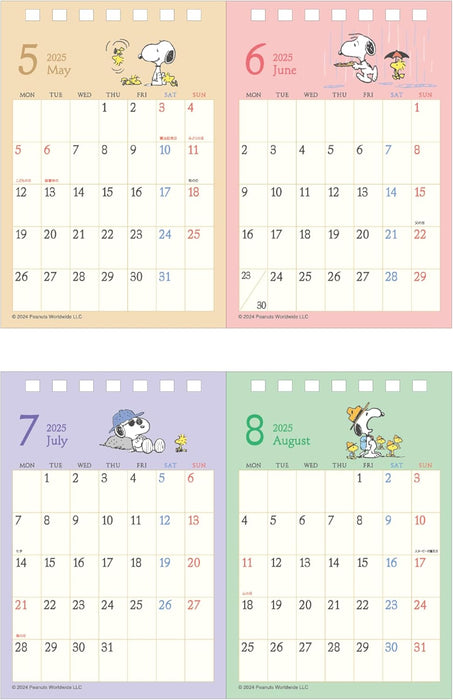 Sun-Star Stationery Moomin 2025 Desk Calendar 2-Month Moomin S8521271