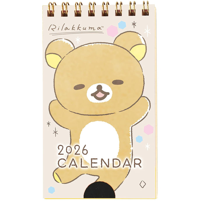 Todan 2026 Rilakkuma Pocket Calendar (Rilakkuma) 12.3 x 7cm TD-30081-A