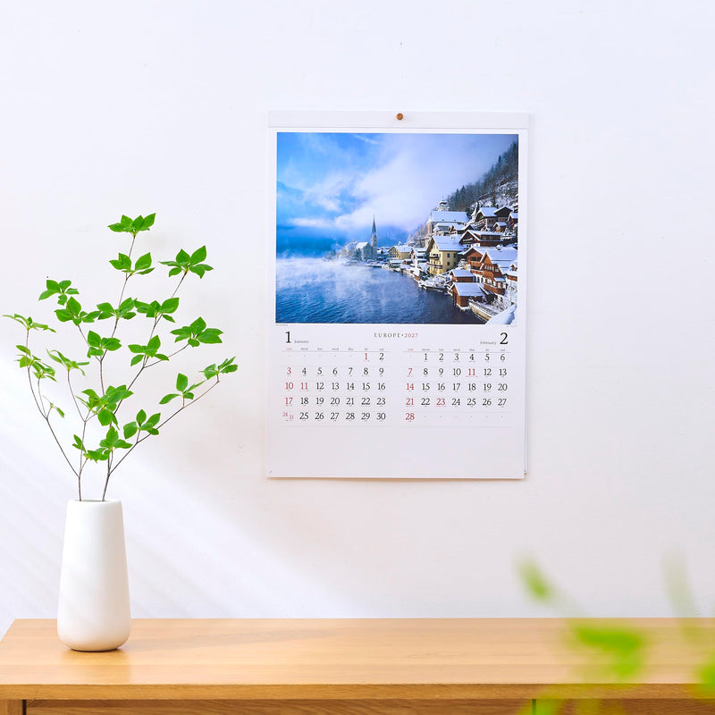 New Japan Calendar 2027 Wall Calendar Europe NK28