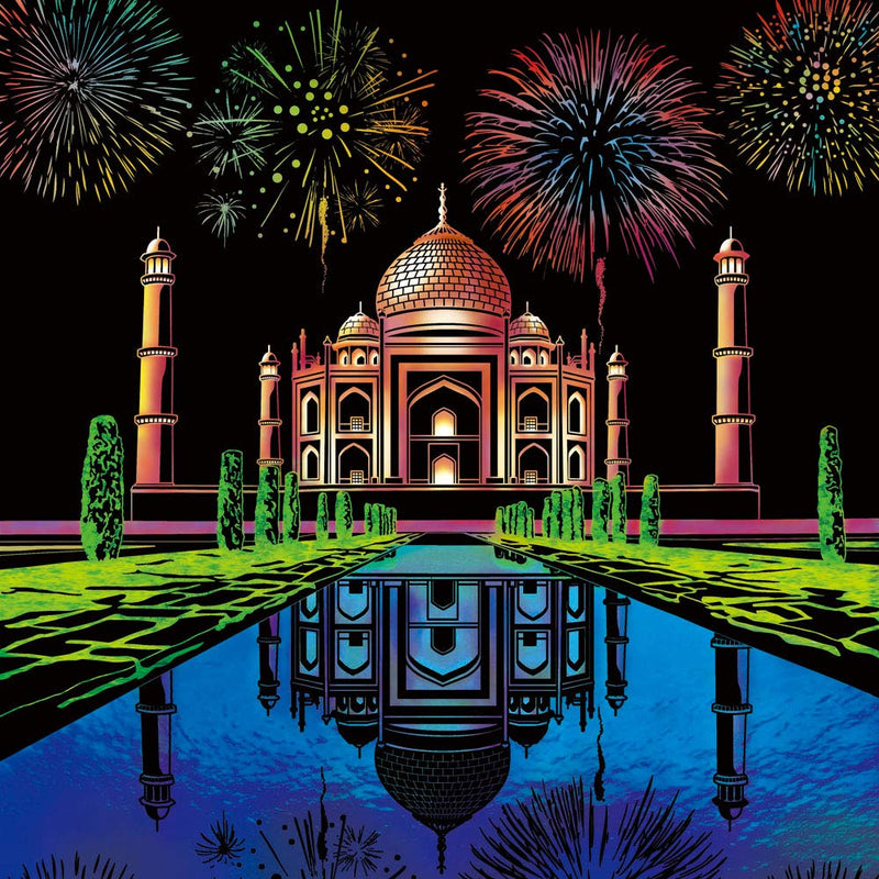 Scratch Art for Balancing the Autonomic Nervous System: Stunning Sceneries of the World (Scratch Art Book)
