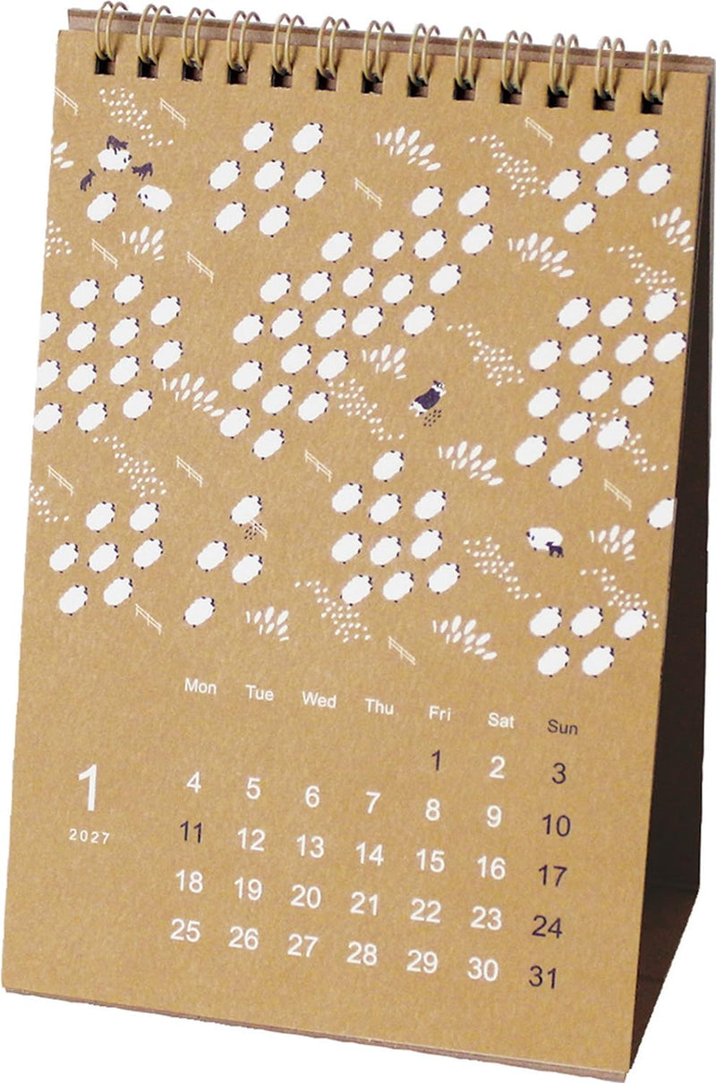 EL COMMUN MATOKA 2027 Desk Calendar Kuschel CAL190