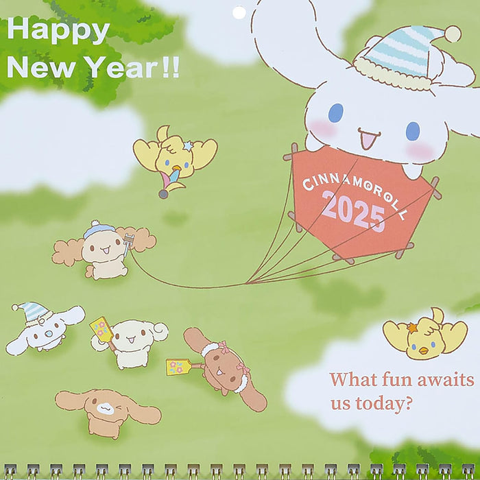 Sanrio Wall Calendar M 2025 Cinnamoroll Wall Calendar 452548