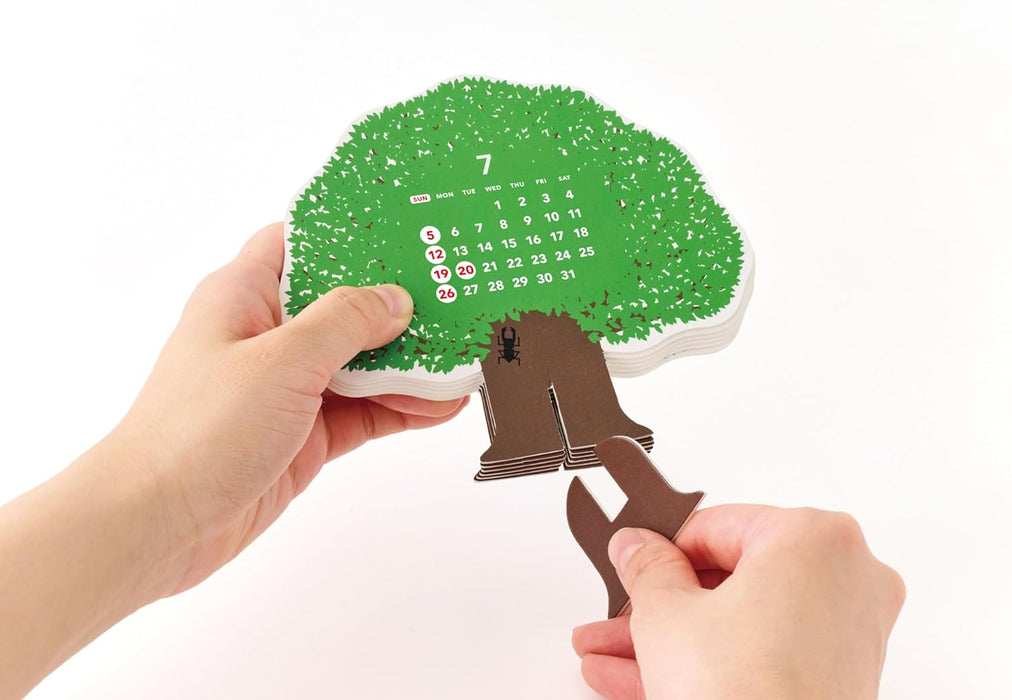 good morning 2026 desk calendar tree 2449