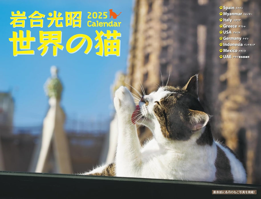 Mitsuaki Iwago World Cat Calendar 2025