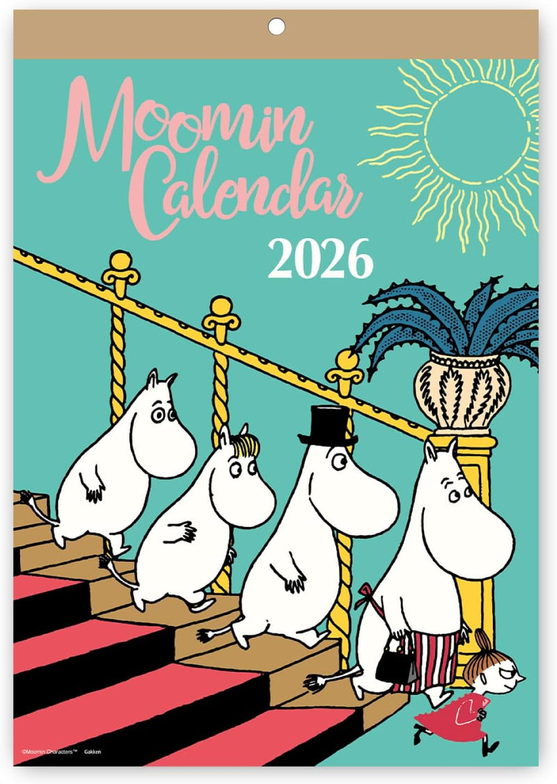 Gakken Sta:Ful 2026 Calendar Moomin Wall Calendar DM12014