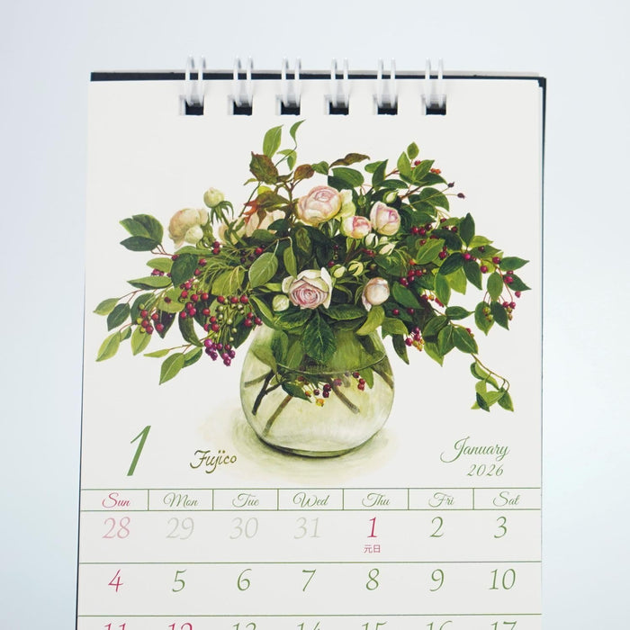 Fujico Hashimoto 2026 Desk Calendar ML CAL-223