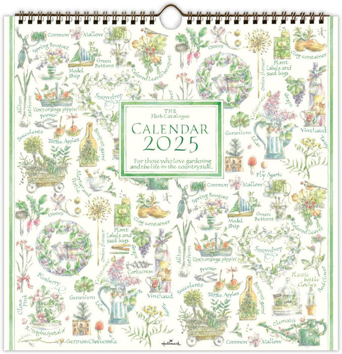 Hallmark 2025 Wall Calendar The Herb Catalogue Large 834-647